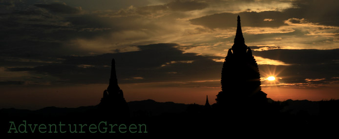 Bagan temples at dawn