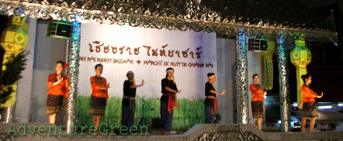 A cultural show at Chiang Rai, Thailand
