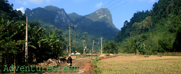 A road at Ba Be National Park