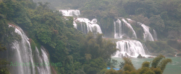 The Ban Gioc Waterfall