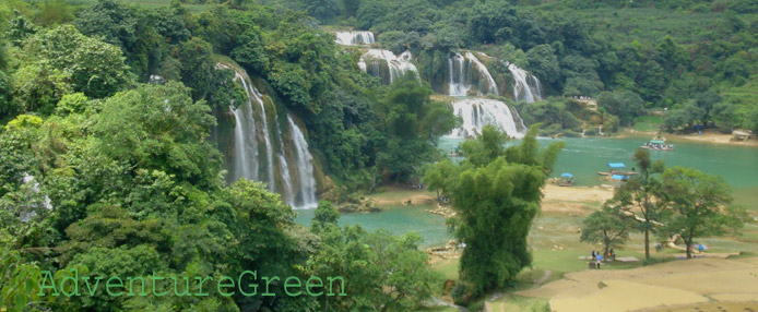The Ban Gioc Waterfall, Cao Bang, Vietnam