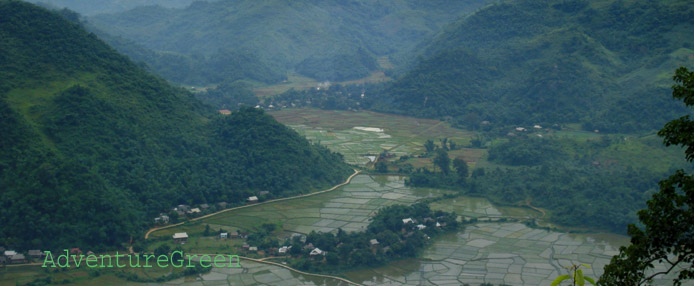 Landscape on the trek in Mai Chau