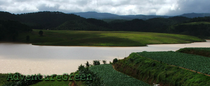 Scenic landscape outside of Da Lat