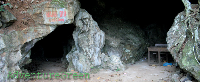 Entrance to the Cave of Winds in Lang Son