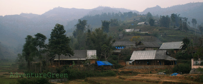 Landscape on a trek at Bac Ha