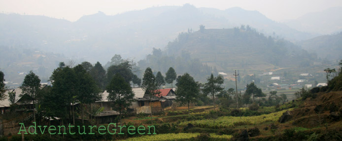 A Hmong Village at Bac Ha