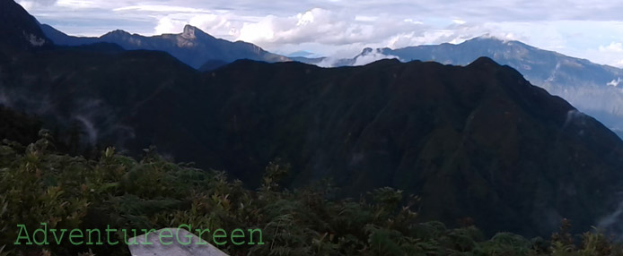 Nhiu Co San and Lao Than Mountains in Lao Cai, Vietnam