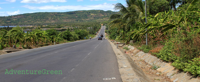 Scenic cycling route in Phu Yen