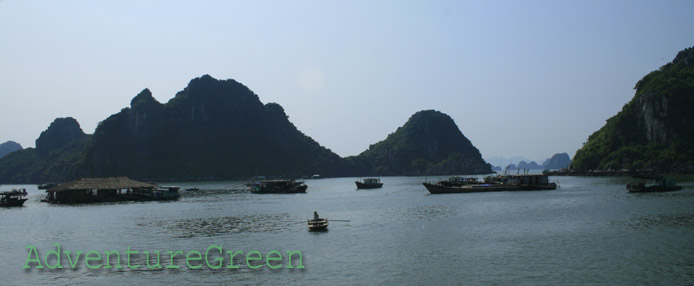 Pristine landscape of the Bai Tu Long Bay, Vietnam