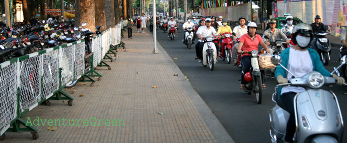 Traffic in Saigon