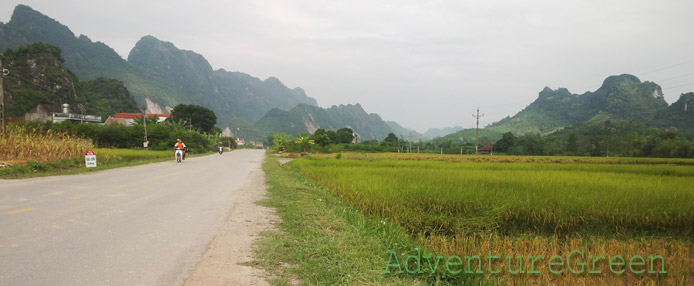 Fresh country landscape at Vo Nhai, Thai Nguyen