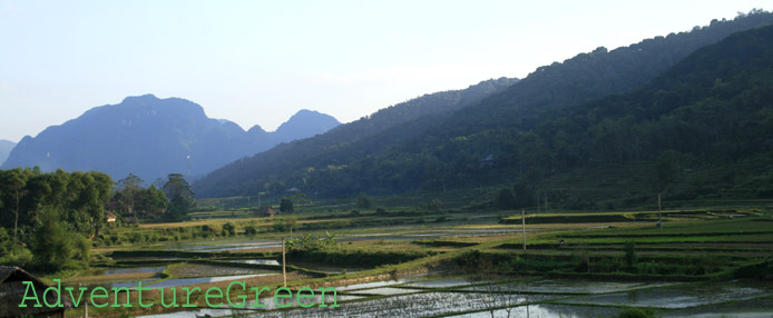 Trekking Hiking Tour at Pu Luong Nature Reserve Vietnam