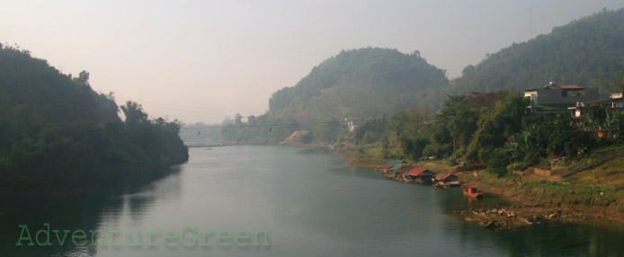 The Lo River at Chiem Hoa, Tuyen Quang The Lo River at Chiem Hoa, Tuyen Quang