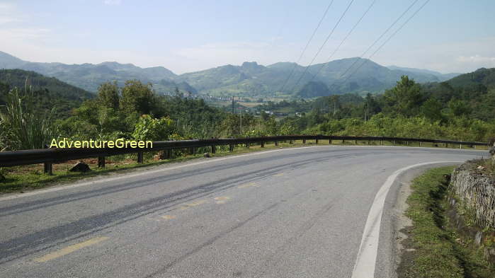 Beautiful mountains at Ngan Son Town in Bac Kan Province