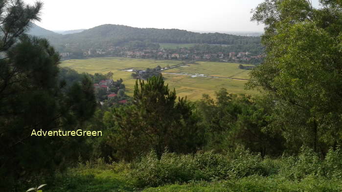 Scenic landscape at Phat Tich on a walking tour in Bac Ninh Province