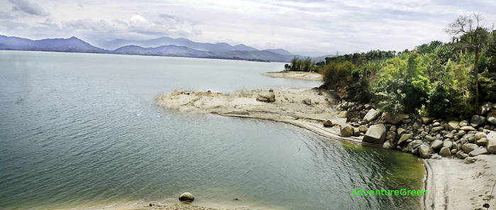 A beach at Krong No, Dak Nong