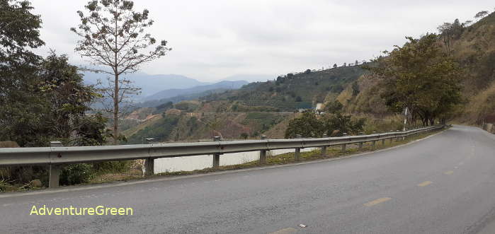 The base of the Pha Din Pass in Tuan Giao District, Dien Bien