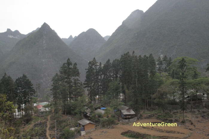 The former Hmong King Residence at the Sa Phin Valley in the Dong Van Plateau