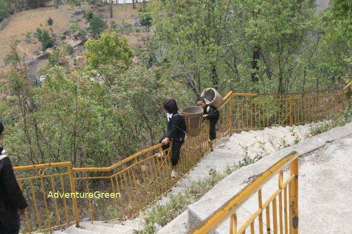 Hmong boys at the Flag Pole of Lung Cu, Ha Giang Province