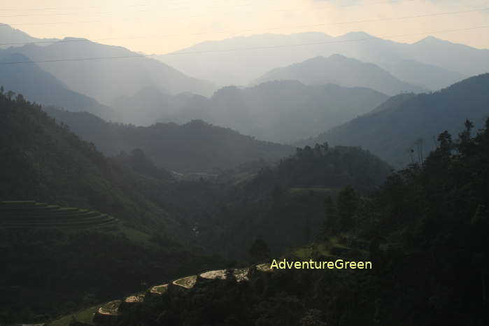 Sublime mountains at Hoang Su Phi District, Ha Giang Province