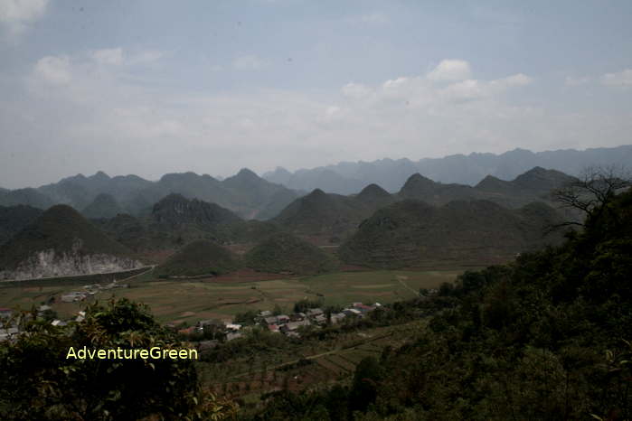 scenic mountains at Tam Son Town, Quang Ba District, Ha Giang Province