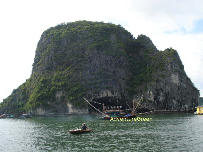 The Bo Nau Cave on Halong Bay Vietnam