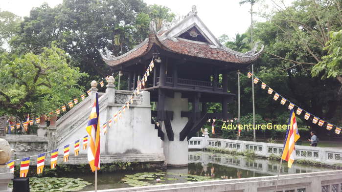 One Pillar Pagoda in Hanoi, Vietnam