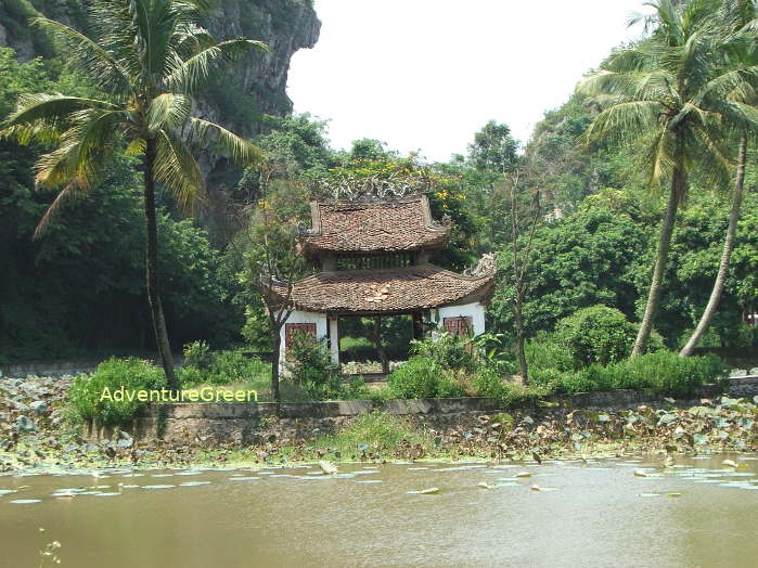 A Buddhist pagoda in the countryside of Ha Tay