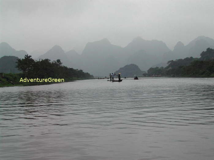 The Yen River leading to the Perfume Pagoda