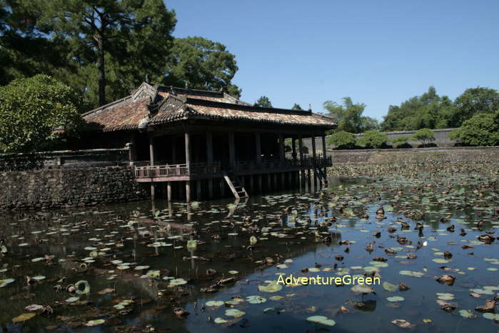 Khiem Cung Ta, Lake of Humbleness, King Tu Duc's Tomb in Hue, Vietnam