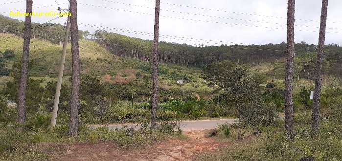 The scenic landscape near the Bidoup Nui Ba National Park offers lots of walking trails