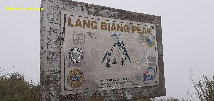 The Peak of the Lang Biang Mountain at 2,167m above sea level