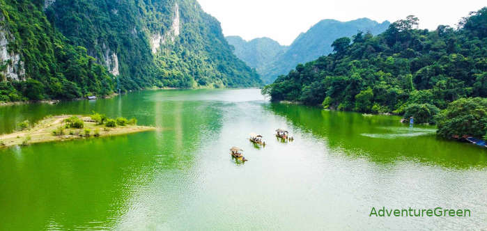 Idyllic landscape at Huu Lung Lang Son