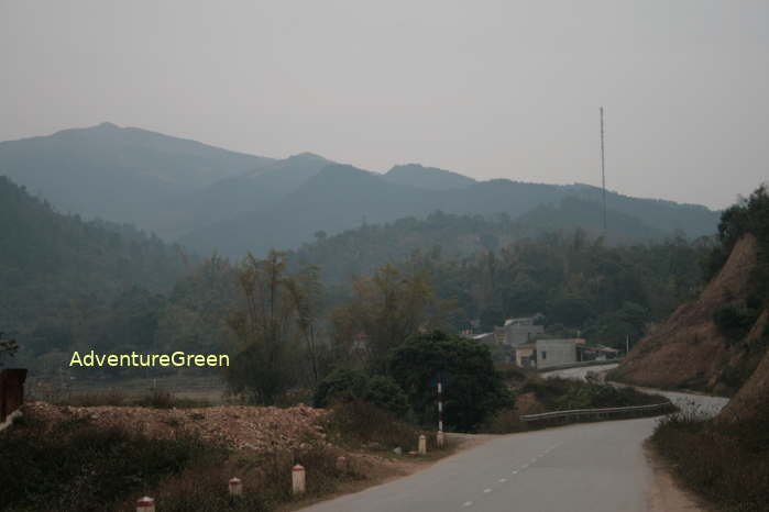 National Route 4B between Lang Son City and Halong City