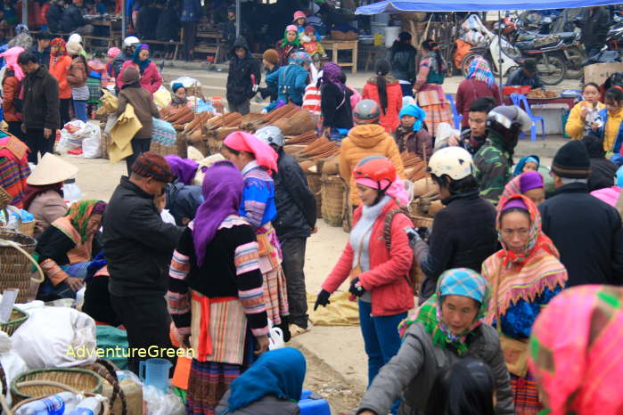 Bac Ha Sunday Market in Bac Ha District, Lao Cai Province