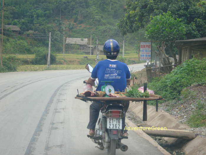 National Road No. 70 at Pho Rang, Bao Yen District 