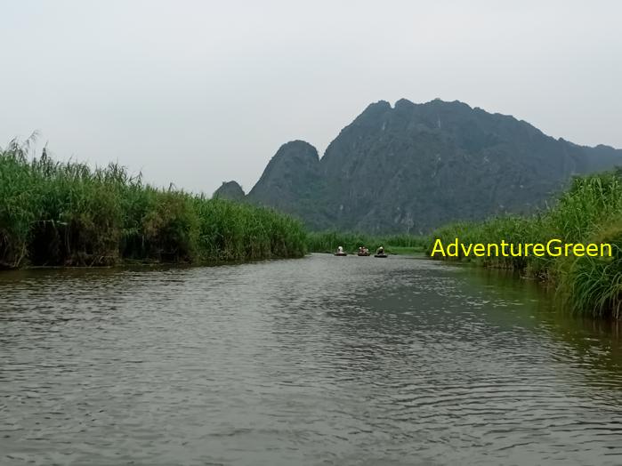 Bird watching at the Van Long Wetland Reserve in Ninh Binh, Vietnam