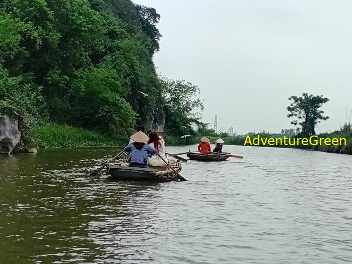 Bird watching at the Van Long Wetland Reserve in Ninh Binh, Vietnam