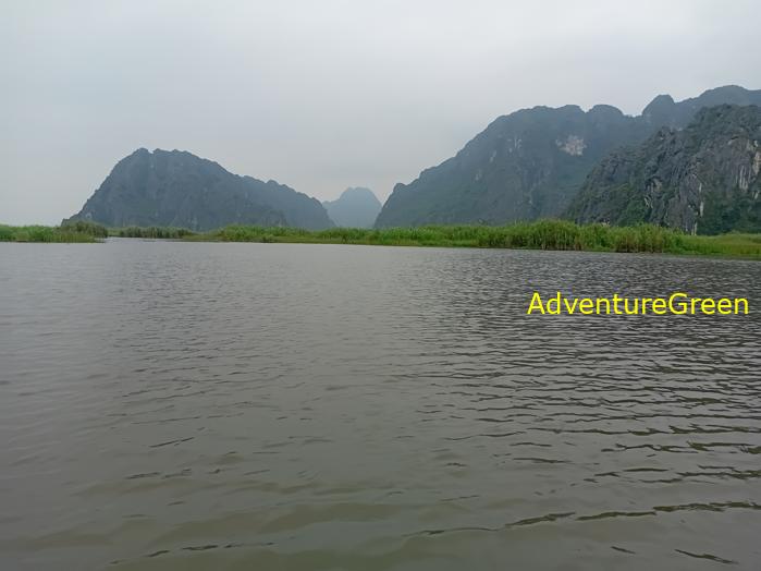 Bird watching at the Van Long Wetland Reserve in Ninh Binh, Vietnam