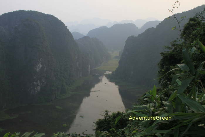 Amazing views from the Hang Mua Mountain at Tam Coc in Ninh Binh Province