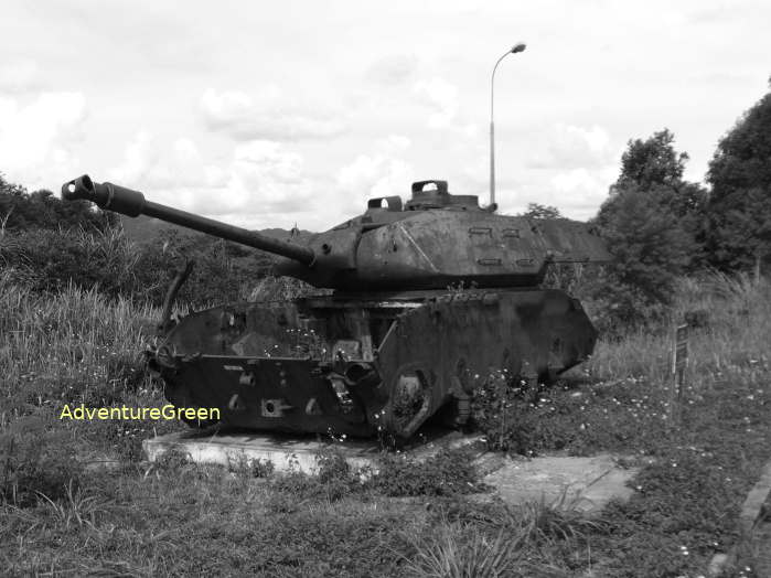 A tank at the former Khe Sanh Combat Base
