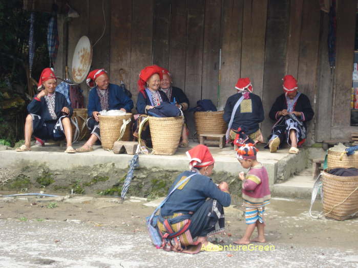 Ban Khoang Village of the Red Dao in Sapa Vietnam