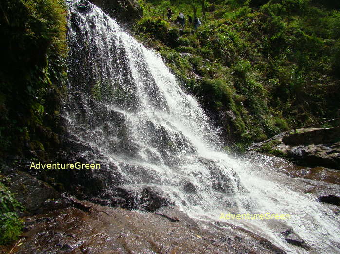 A roaring waterfall near the Giang Ta Chai Village in Sapa