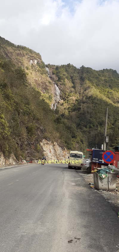 The Silver Waterfall on the O Quy Ho Pass