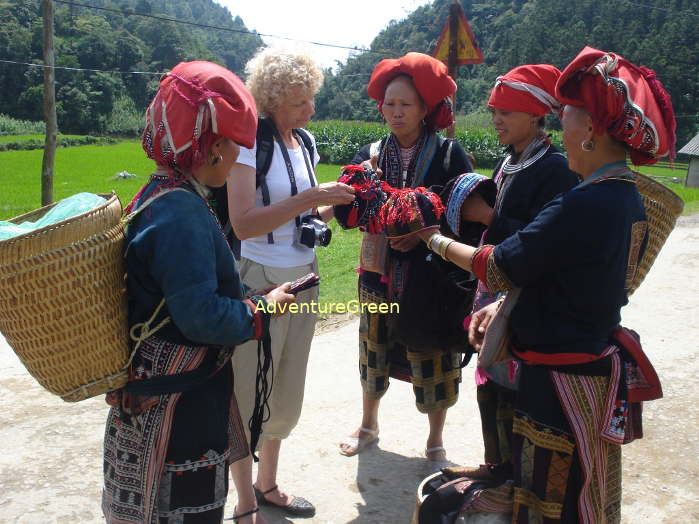 The Ta Phin Village which is home to the Red Dao People in Sapa Vietnam