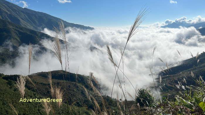 Breathtaking clouds at Ta Xua, Bac Yen District, Son La Province