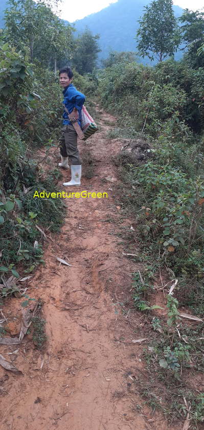 Trekking to the Pu Luong Mountain Peak Trekking to the Pu Luong Mountain Peak