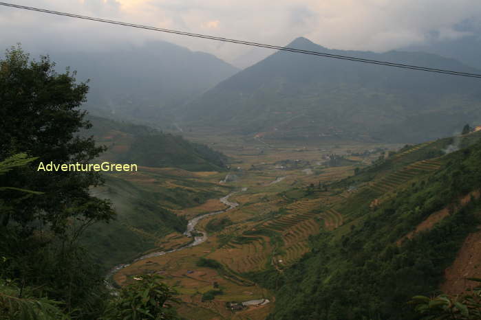 Amazing landscape at the Khau Pha Pass